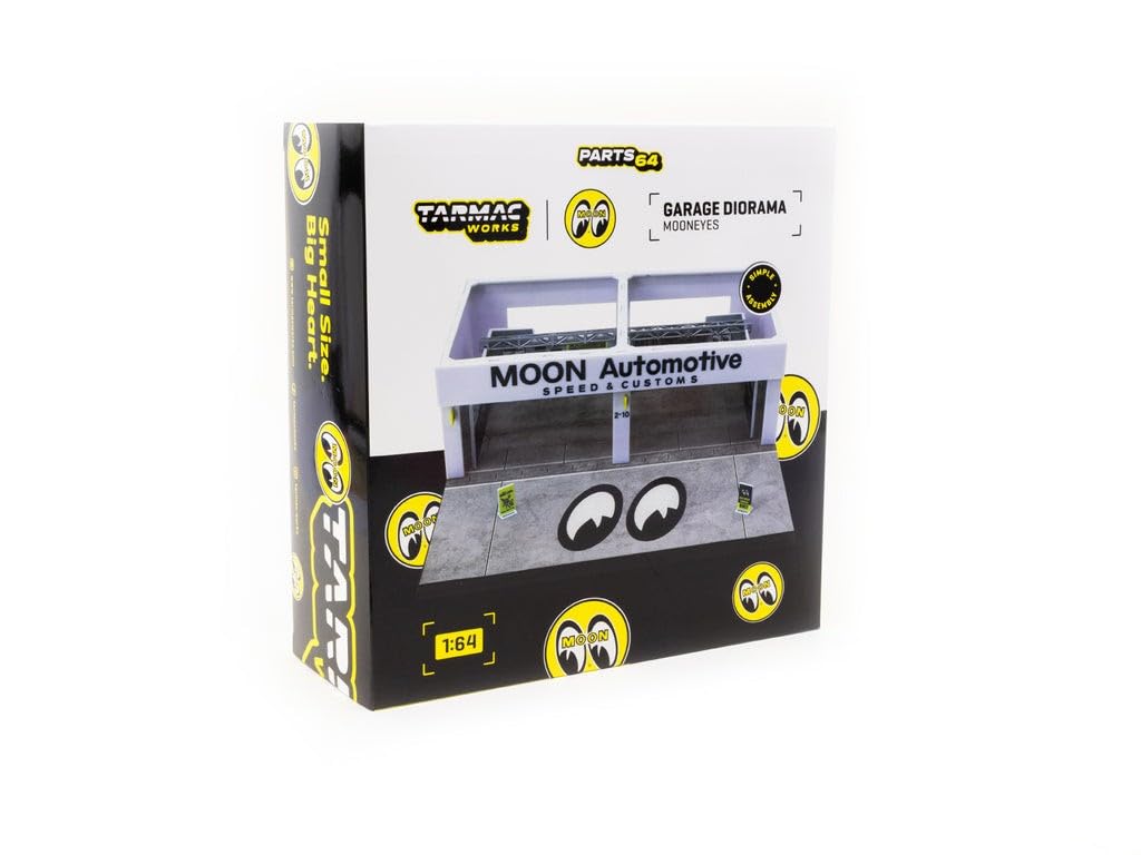 ターマック 1/64 ピットガレージ ジオラマ ムーンアイズ スピード&カスタム Amazon.co.jp: 1/64 Pit Garage - Mooneyes : ホビー